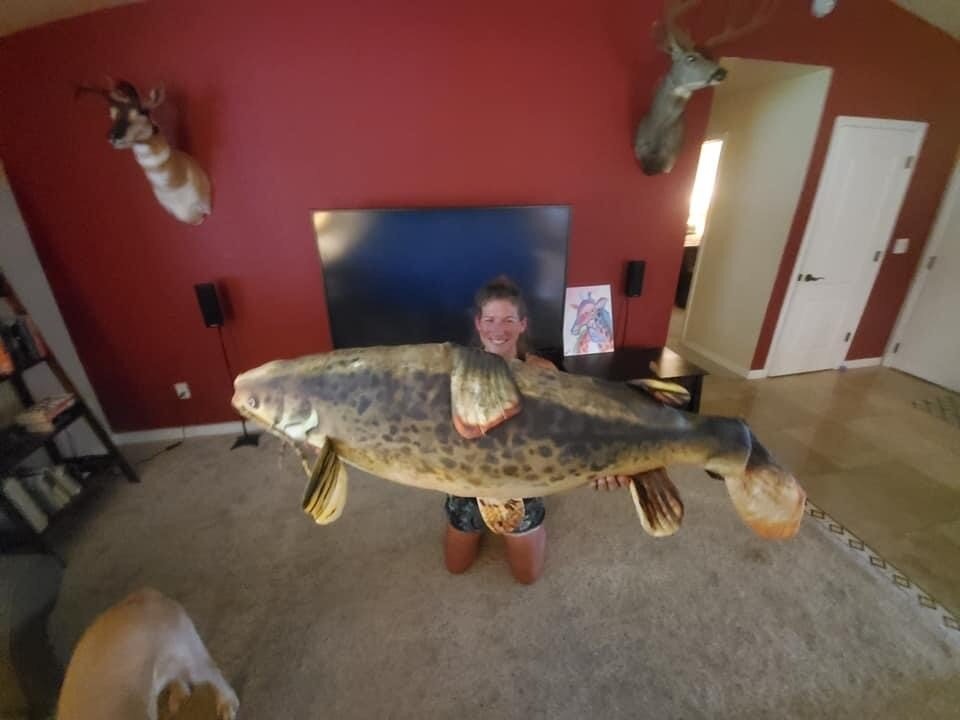 I catch big fish too, see?